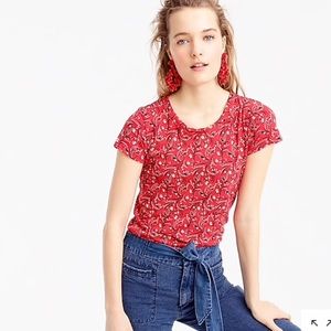 J crew Bandana Print tee